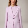 New Windsor Virgin Wool Blazer In Lilac