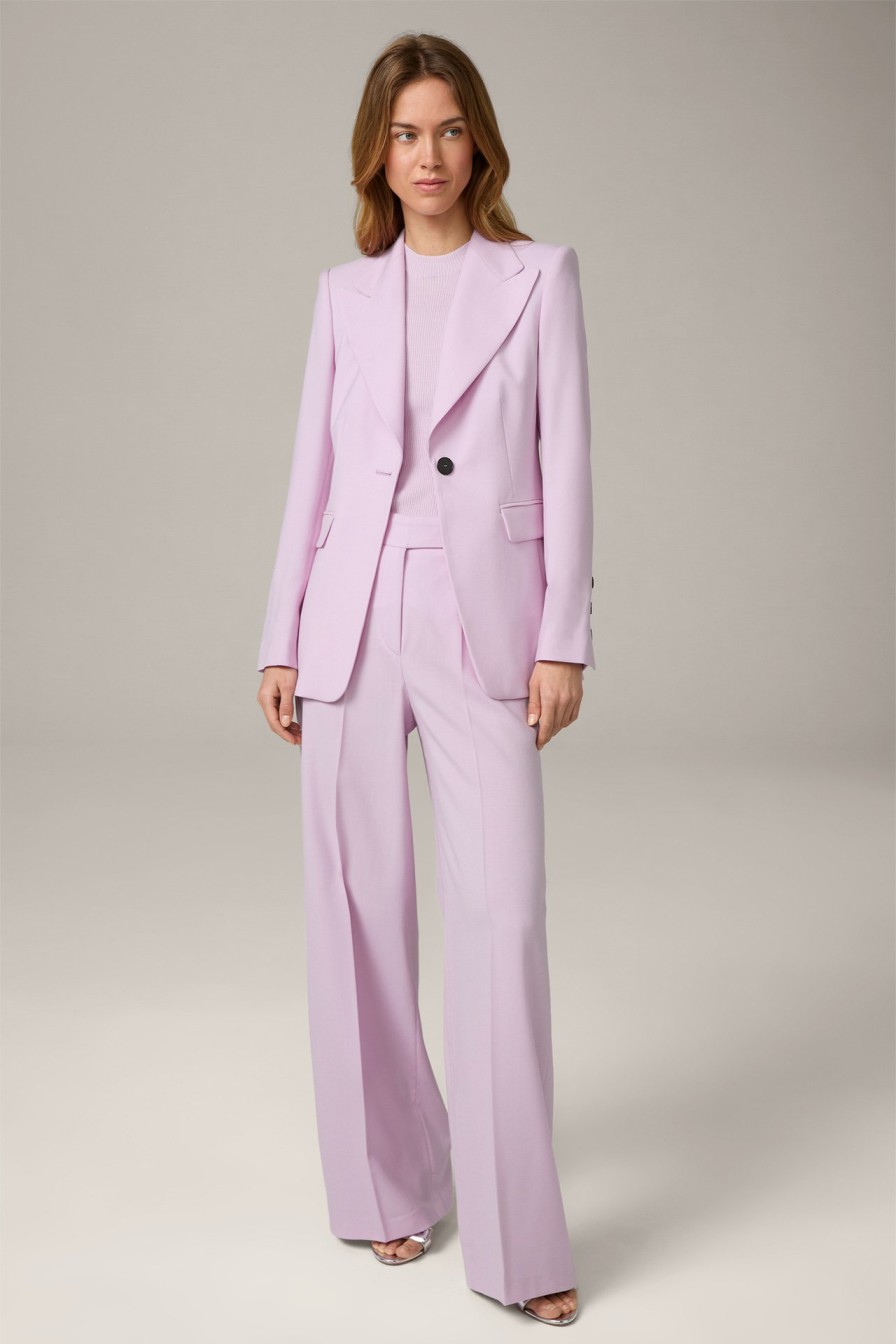 New Windsor Virgin Wool Blazer In Lilac