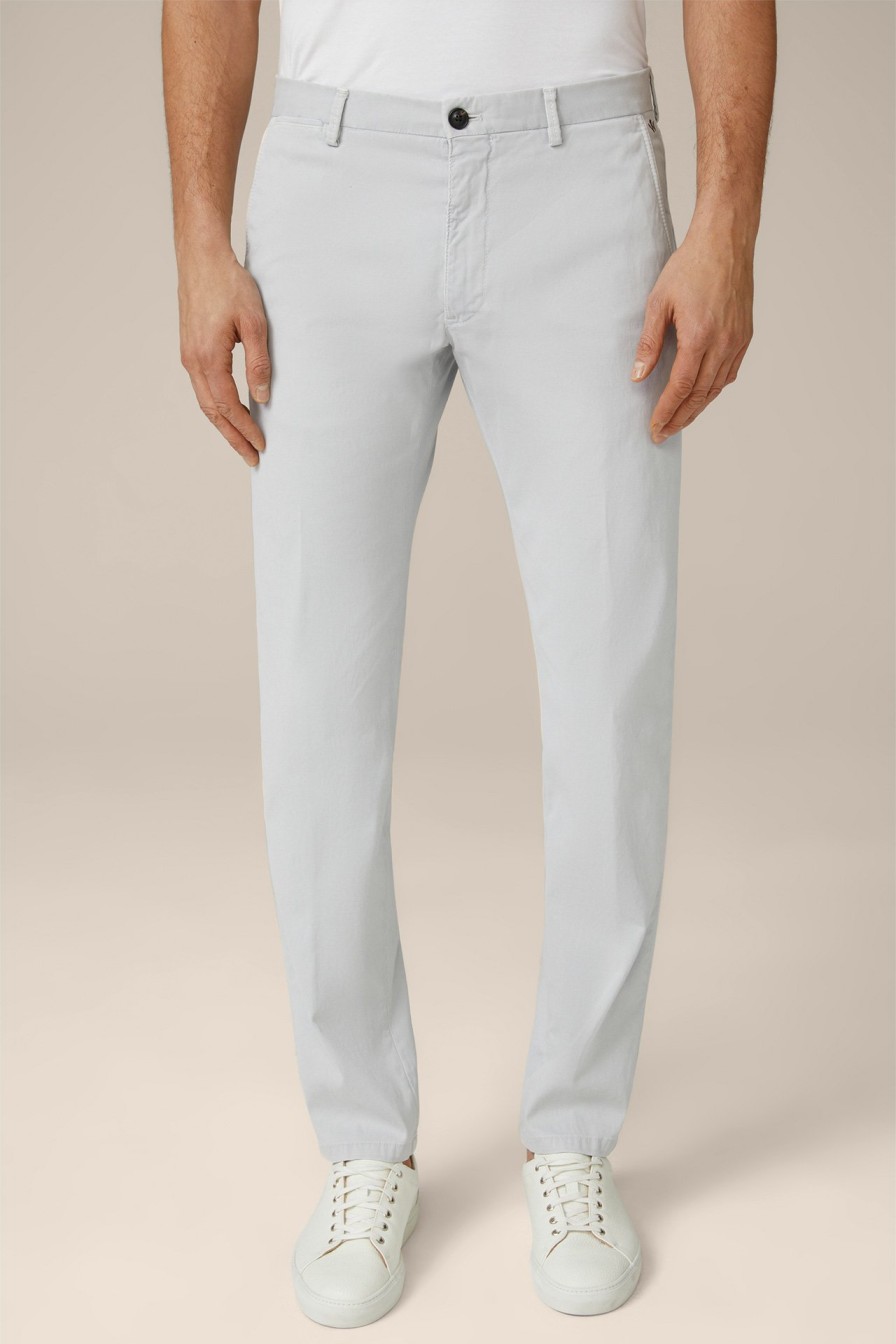 Best Windsor Cino Cotton Chinos In Stone Grey