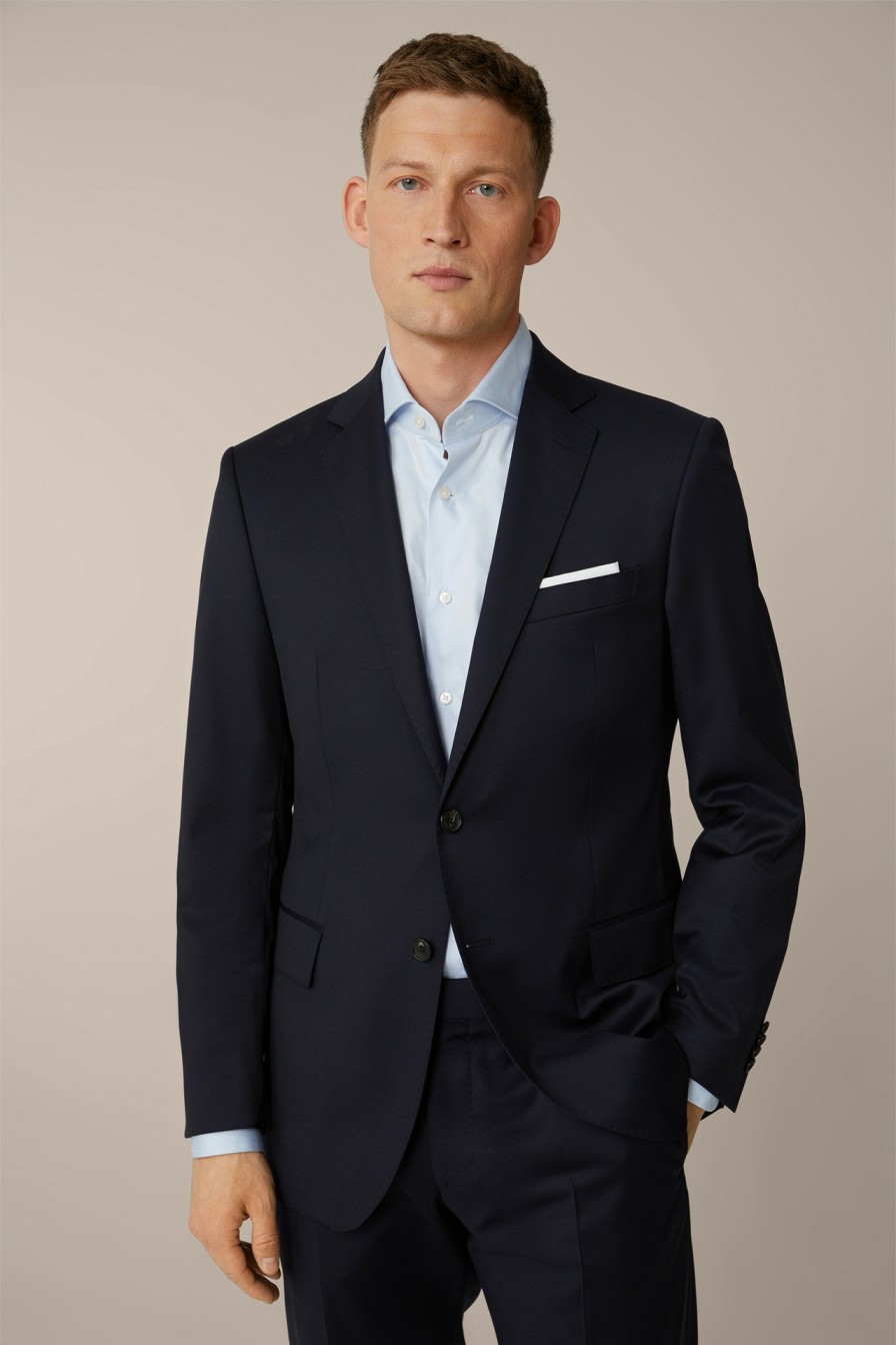 New Windsor Sera Modular Virgin Wool Jacket In Navy