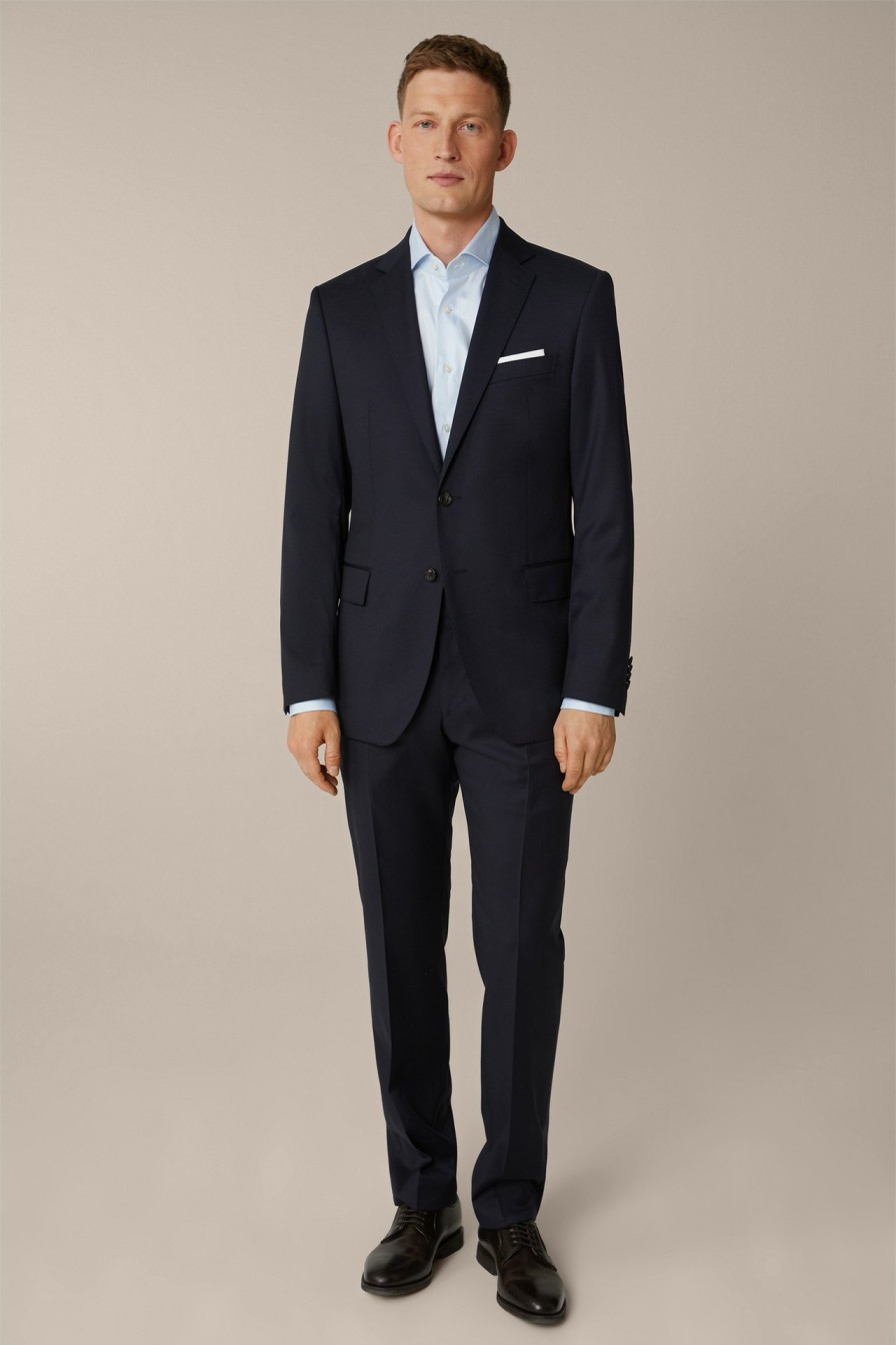 New Windsor Sera Modular Virgin Wool Jacket In Navy