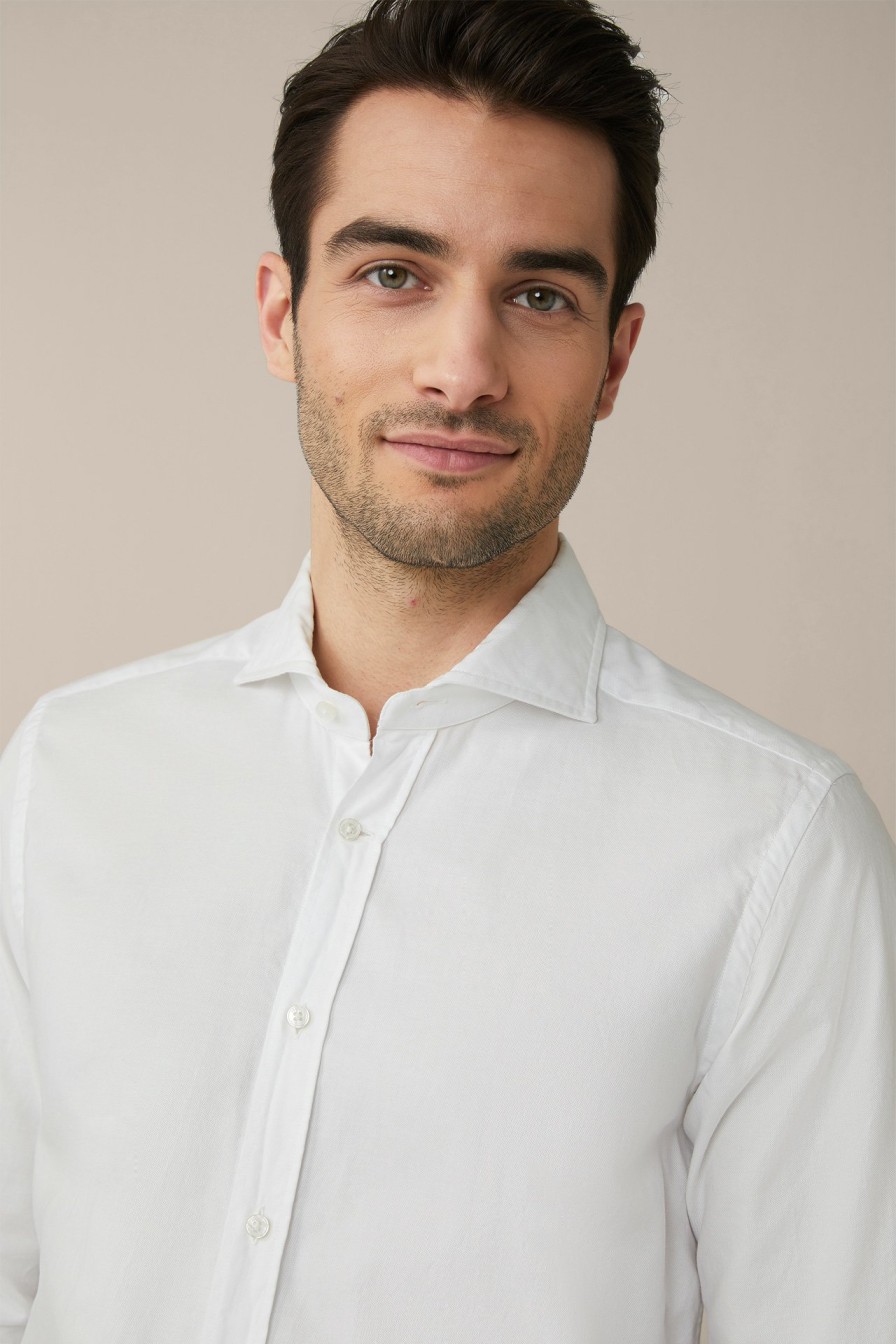 Hot Windsor Smart Lano Shirt In White