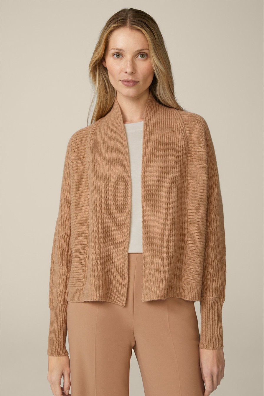 Clearance Windsor Cashmere Cardigan In Camel