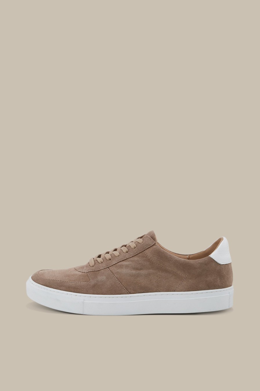 Clearance Windsor Suede Sneakers By Ludwig Reiter In Taupe