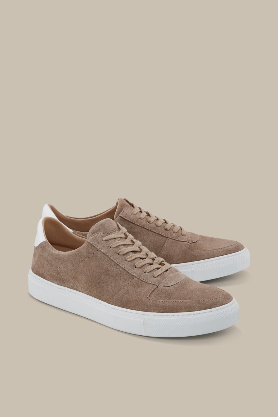 Clearance Windsor Suede Sneakers By Ludwig Reiter In Taupe