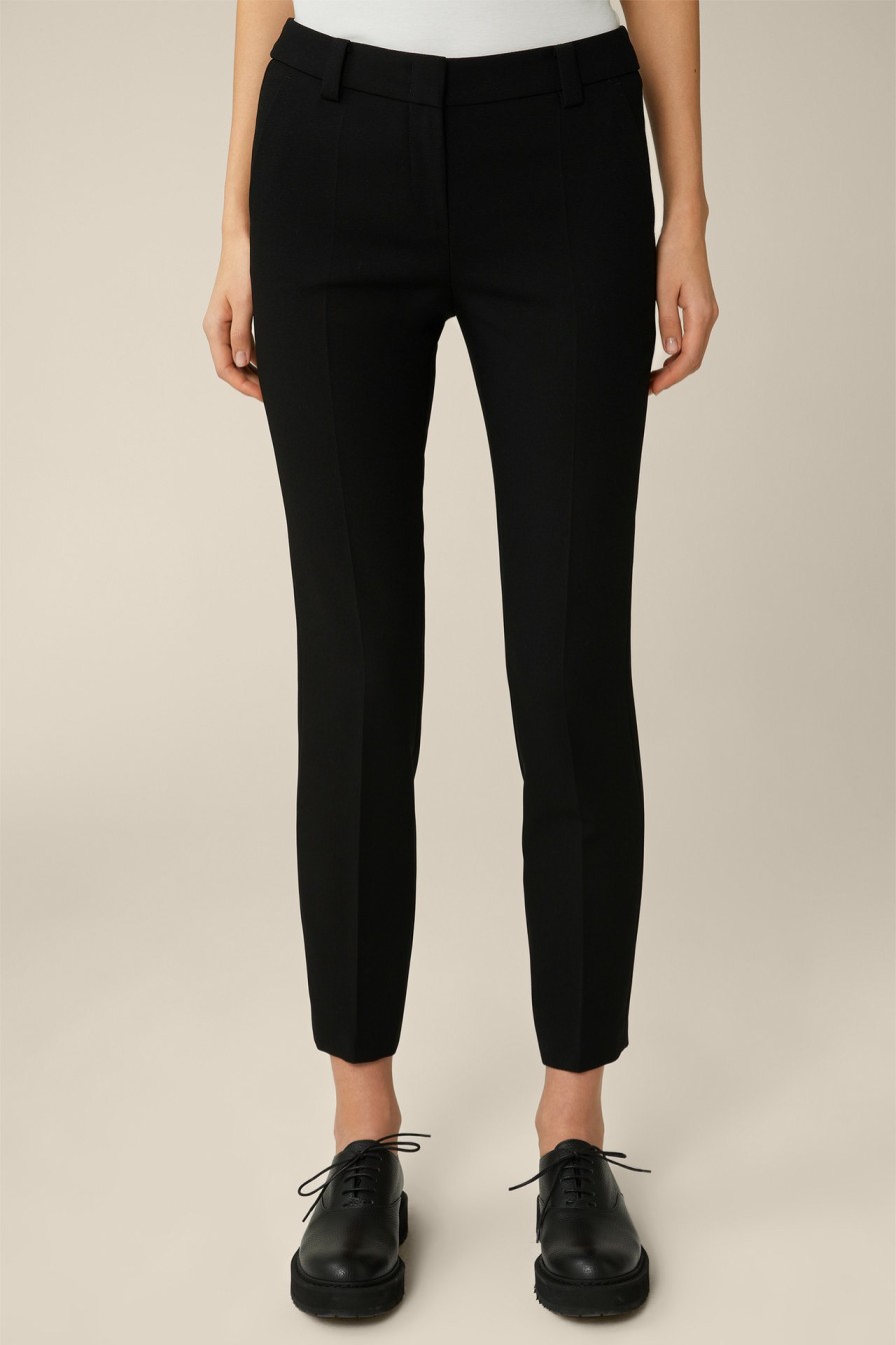 Wholesale Windsor Crepe Trousers In Black