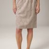 Hot Windsor Jacquard Skirt In Taupe