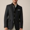 Best Windsor Sendling "Trachtenjanker" Traditional Jacket In Anthracite And Dark Green