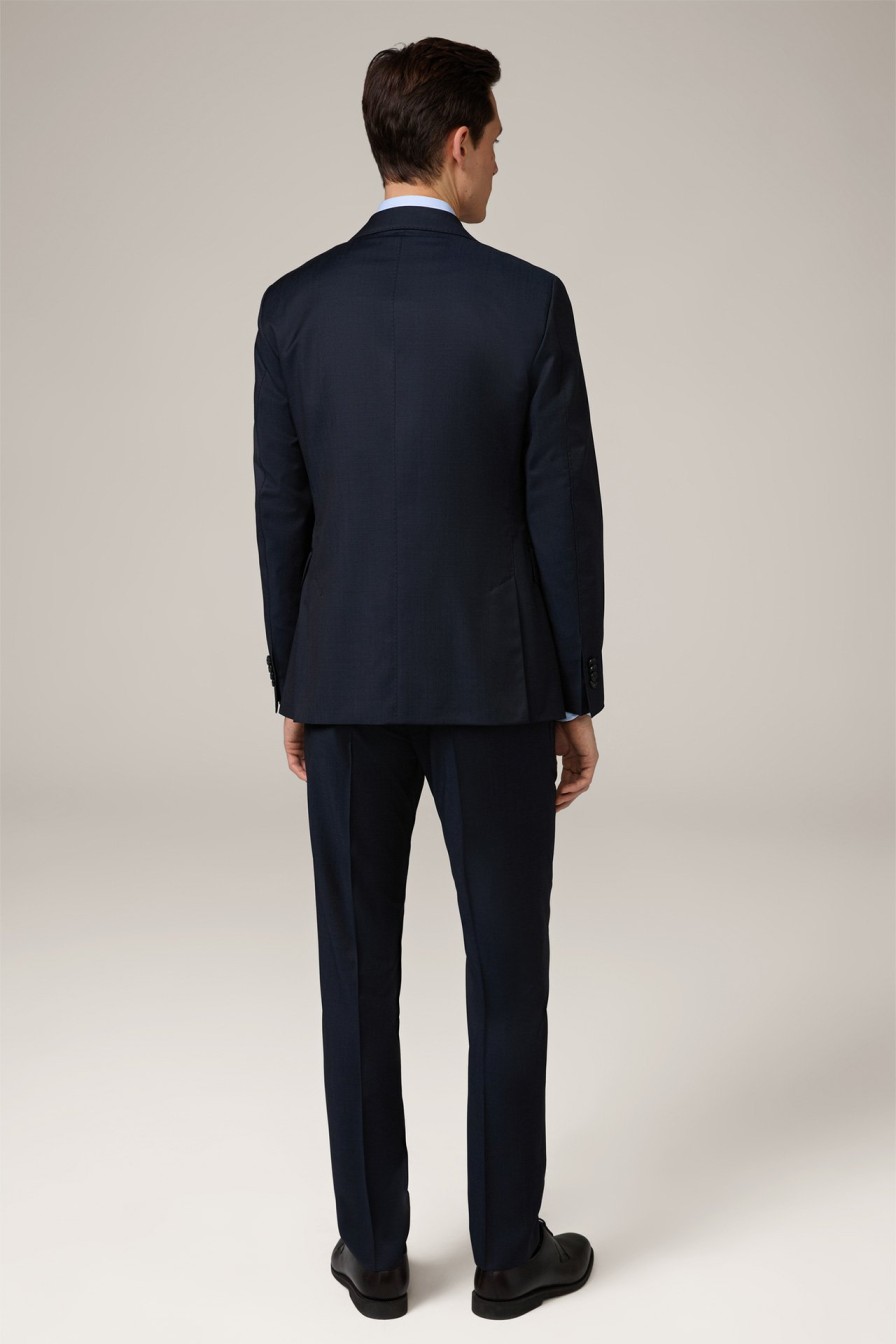 Best Windsor Sono-Bene Virgin Wool Suit In Navy