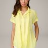 Online Windsor Cotton Batiste Slip-On Blouse In Yellow