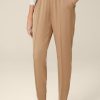 Online Windsor Jogger-Style Crepe Trousers In Camel