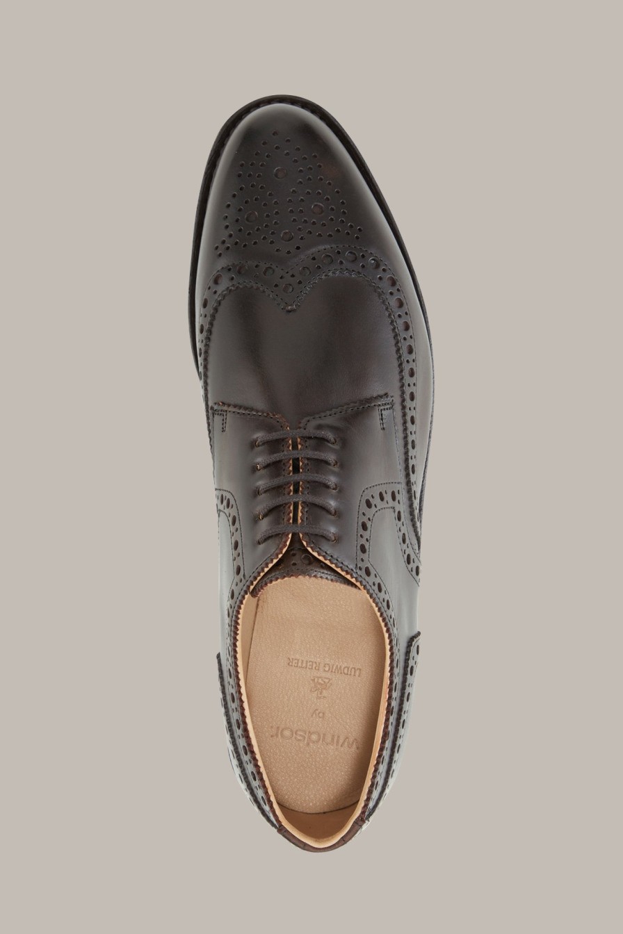 Online Windsor Budapest Shoes By Ludwig Reiter In Dark Brown