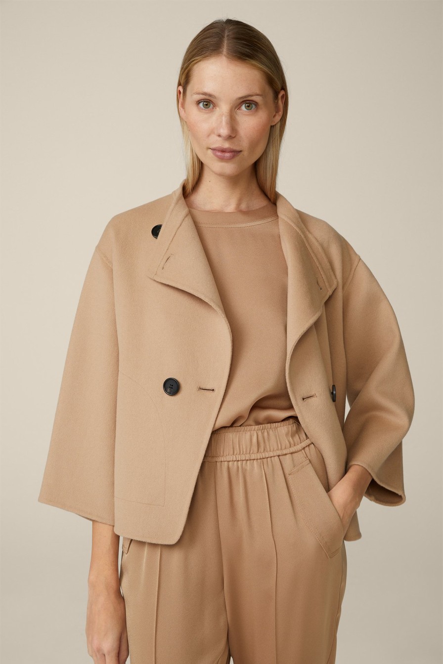 New Windsor Double-Face Jacket In Camel