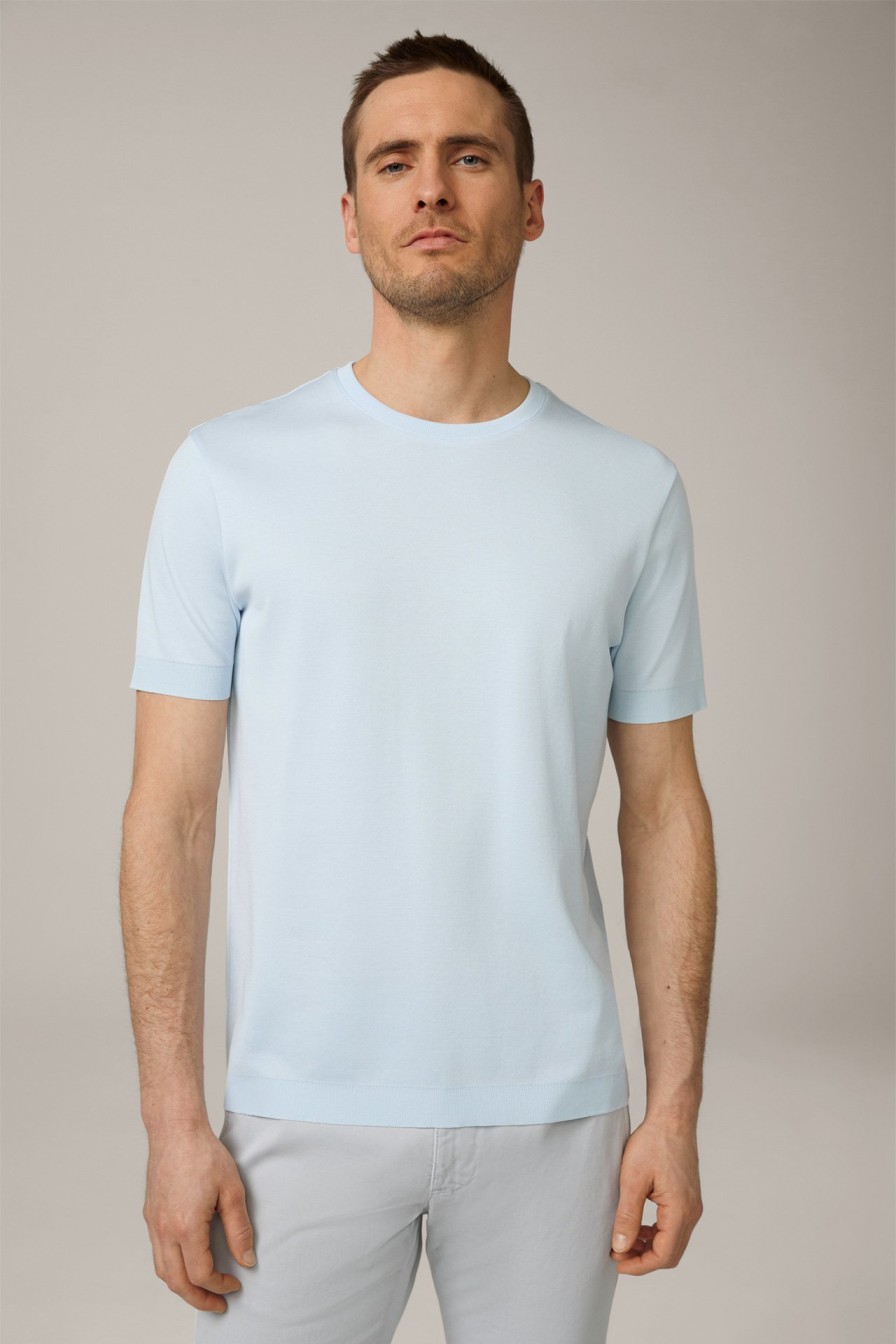 Best Windsor Floro Cotton T-Shirt In Light Blue