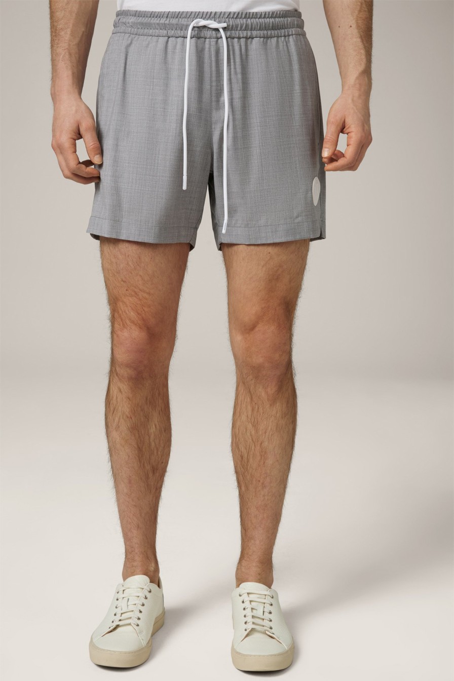 Online Windsor Nuoto Virgin Wool Shorts In Grey