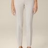 Online Windsor Wool Crepe Suit Trousers In Light Beige