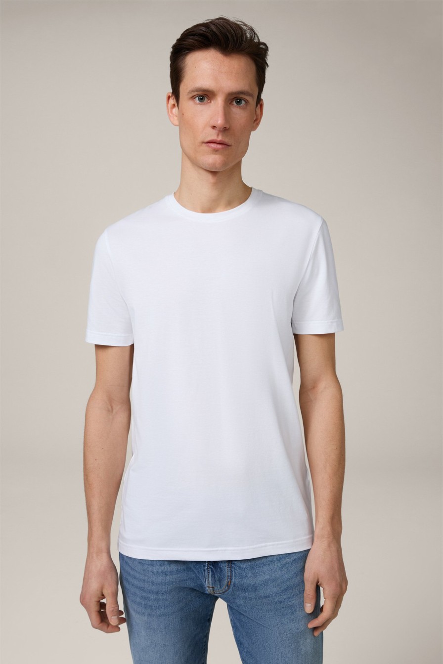 Best Windsor Two-Pack Of Stretch Cotton-Blend Round Neck T-Shirts In White