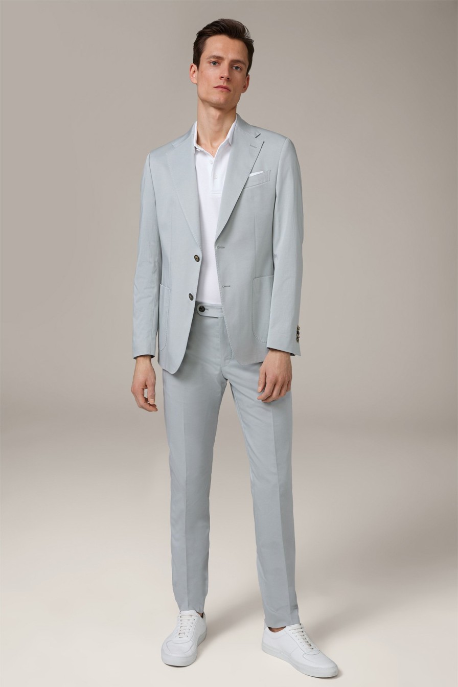 New Windsor Cotton Blend Seo-Bene Suit In Stone Grey