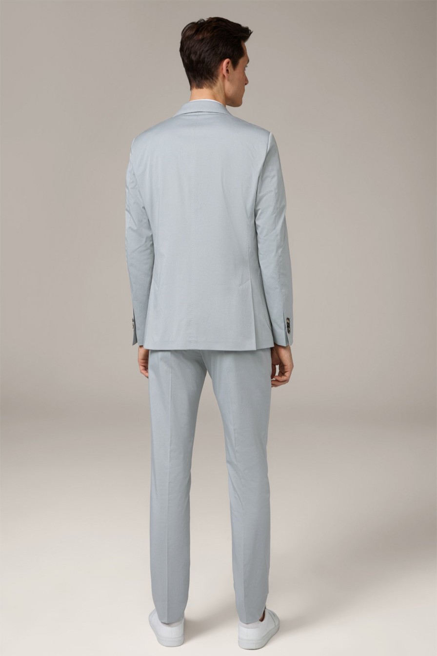 New Windsor Cotton Blend Seo-Bene Suit In Stone Grey